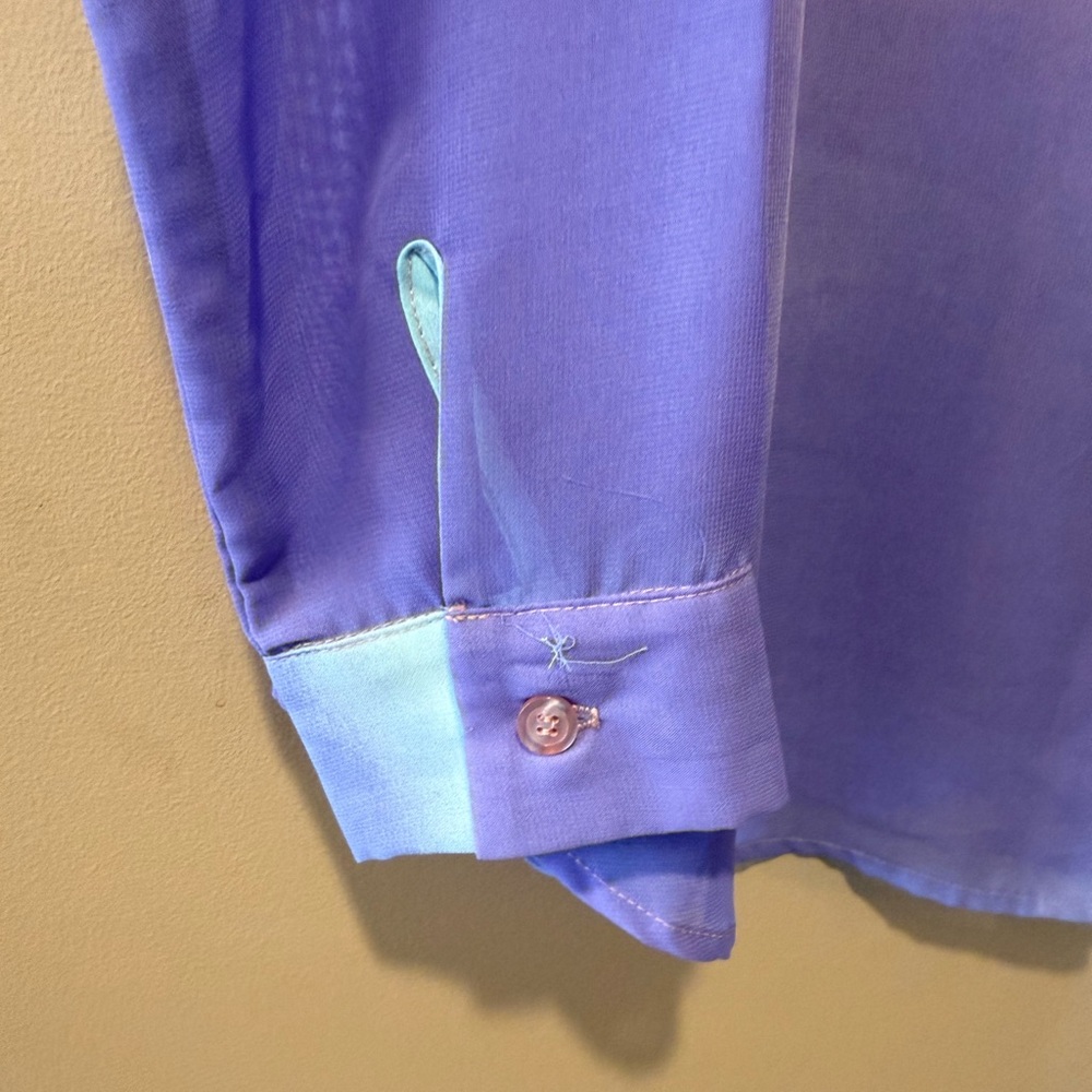 LEL Gradient Pastel Button-Up Shirt - Picture 10 of 16